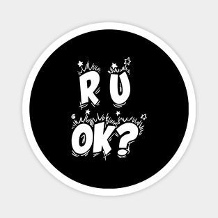 r u ok | are you ok | ru ok Magnet